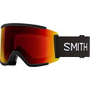 【中古】【未使用・未開封品】Smith Squad XL スノーゴーグル - ブラック '21 | クロマップ サン レッド ミラー + 予備レンズ