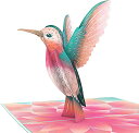 【中古】【未使用・未開封品】Lovepop ラブリー ハチドリ ポップアップカード - 3Dカード アニバーサリー ポップアップ カード ママ用カード 妻用カー...