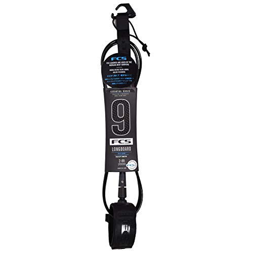 【中古】【未使用・未開封品】FCS エフシーエス ESSENTIAL LEASH 9feet ALL ROUND CALF AR-CALF-09F BLK 9ft