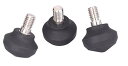 【中古】【未使用・未開封品】Leofoto LF-19 3個セット 直径34mm ユニバーサル 3/8インチ ゴム三脚脚 ステンレススチールコネクタ ノンスリップ 交換用 LS-365C LS-324C LS-32