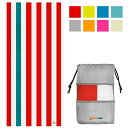 【中古】【未使用・未開封品】SUN CUBE マイクロファイバー ビーチタオル 旅行用 速乾 吸収性 軽量 砂フリー コンパクト 大人用 プール/水泳/ジム/キ...