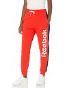 【中古】【未使用・未開封品】Reebok レディース トレーニングエッセンシャル リニアロゴ フレンチテリージョガーパンツ S レッド