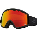 【中古】【未使用・未開封品】VonZipper クリーバー 大人用スノーモービルゴーグル - ブラックグロス ウェーブ/野生動物 ファイアクローム ワンサイズ
