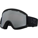 【中古】【未使用・未開封品】VonZipper クリーバー 大人用 スノーモービルゴーグル - ブラックグロス ウェーブ/野生動物 ローズシルバー クロム/ワン...