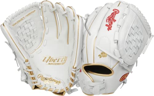 【中古】【未使用・未開封品】Rawlings Liberty Advanced Fastpitch Softball Glove, Basket Web, 12.5 inch, Left Hand Throw, RLA125KRG-0/3