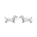 【中古】【未使用・未開封品】Boma Jewelry スターリングシルバー ダックスフンド ウィナー 犬 スタッドイヤリング