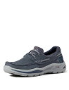 yÁzygpEJizSkechers - Mens Moc Toe Canvas Slip On W/Bun Shoes, Size: 12 M US, Color: Navy