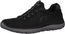 【中古】【未使用・未開封品】Skechers メンズ サミット US サイズ: 7 Wide カラー: ブラック