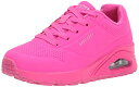 【中古】【未使用・未開封品】Skechers girls Uno - Night Shades Sneaker, Hot Pink, 13.5 Little Kid US