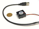 【中古】【未使用・未開封品】USBコネクター 5Vファン 2510 小型 2ピンコンピューター 25mm x 10mm WD B9 1個(2)