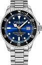 【中古】【未使用・未開封品】Stuhrling Original メンズ 自動巻き ステンレススチール ダイブウォッチ 調節可能なステンレススチールブレスレット, ダイブウォッチ。