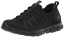 【中古】【未使用・未開封品】Skechers Women's Sneaker, Black/Black, 7.5 Wide