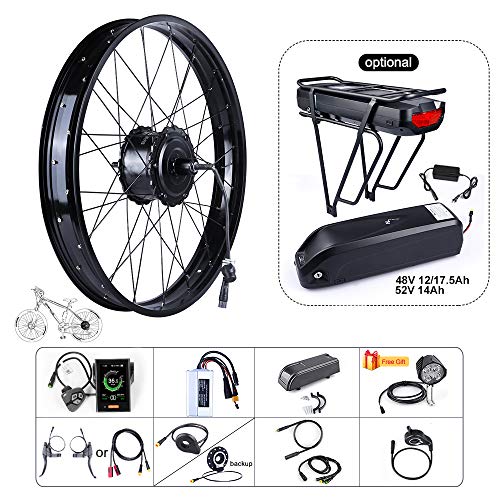 【中古】【未使用・未開封品】Greenergia 48V 750W Ebike 変換キット ファットバイク DIY 電動バイク ..