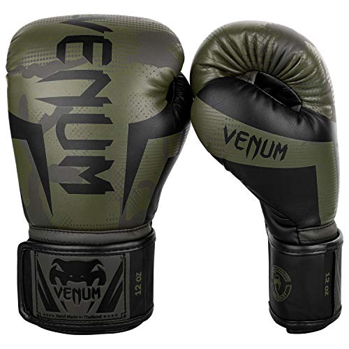 【中古】【未使用・未開封品】VENUM エリート ボクシング グローブ Elite Boxing Gloves カーキ/カモ VENUM-1392-534 (16oz)