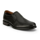 【中古】【未使用・未開封品】Dockers Mens Greer Dress Run Off Loafer Shoe, Black, 10 W