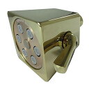 【中古】【未使用・未開封品】Kingston Brass K230A2 Monarch 2.8インチ スクエアシャワーヘッド 光沢真鍮(4)