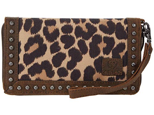 【中古】【未使用・未開封品】Ariat Cruiser Clutch Leopard One Size