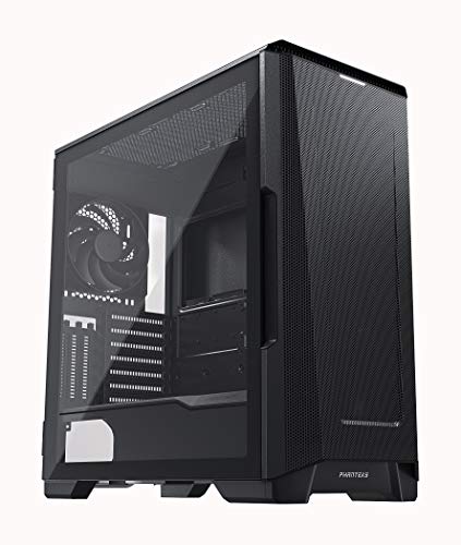 【中古】【未使用 未開封品】Phanteks Eclipse P500A (PH-EC500ATG_BK01) high airflow full-metal mesh design, ATX Mid-tower, Tempered Glass, Dual System capable, Blac