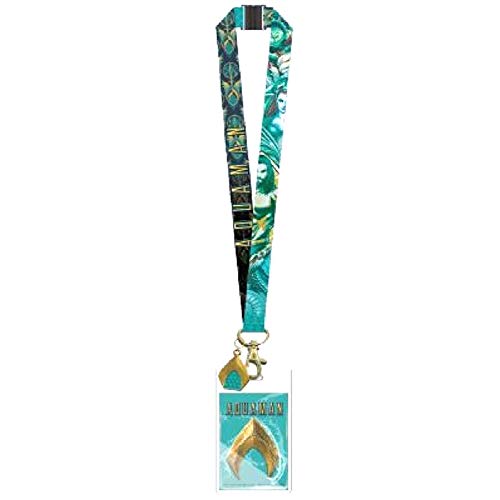 【中古】【未使用・未開封品】DC Comics (DCコミック) Aquaman (アクアマン) Lanyard with Screen Clea..