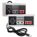 【中古】【未使用・未開封品】2 Pack USB Controller for NES Games, suily PC USB Controller Retro Gamepad Joystick Raspberry Pi Gamepad Controller for Windows PC Mac