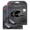【中古】【未使用・未開封品】Solinco 機密テニスストリング - 2パック - 16L (1.25)
