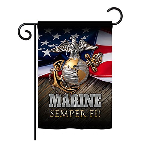 【中古】【未使用・未開封品】Angeleno Heritage Marine Semper Fi Garden Flag Armed Forces USMC United State American Military Veteran Retire Official House Decoratio 【中古】【未使用・未開封品】Angeleno Heritage Marine Semper Fi Garden Flag Armed Forces USMC United State American Military Veteran Retire Official House Decoratio
