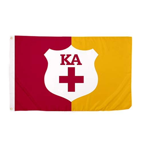 【中古】【未使用・未開封品】Kappa Alpha Order Secondary Fraternity Flag Greek Letter Banner Large 3 feet x 5 feet Sign Decor KA [並行輸入品]