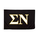 【中古】【未使用・未開封品】Sigma Nu Letter Fraternity Flag Greek Banner Large 3 feet x 5 feet Sign Decor Sig Nu [並行輸入品]