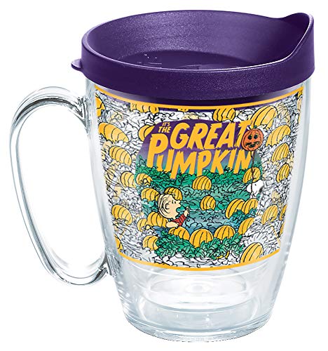 【中古】【未使用・未開封品】Tervis Peanuts-Pumpkin アメリカ製 二重壁断熱タンブラー 16オンス マグ..