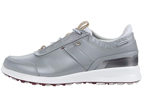 【中古】【未使用・未開封品】FootJoy Womens Stratos Golf Shoe, Grey, 7