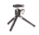 【中古】【未使用・未開封品】Leofoto MT-02 + LH-25 ミニテーブル三脚 ボールヘッド プレート付き デジタル一眼レフカメラとiPhone写真用