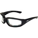 【中古】【未使用・未開封品】Global Vision キックバック Z 光クロミック バイフォーカル パッド入り ライディンググラス クリア スモークレンズ ...
