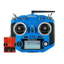 【中古】【未使用 未開封品】FrSky Taranis Q X7s アクセス 2.4GHz 24CH モード2 ホールセンサー ジンバルトランスミッター R9M 2019 ロングレンジモジュール - ブルー