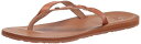 【中古】【未使用・未開封品】Roxy Women's Liza Flip Flop Sandal, TAN/Brown 21, 9