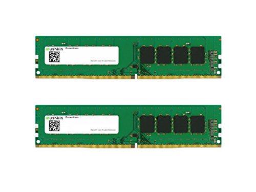 Mushkin Essentials ? DDR4 デスクトップDRAM ? 64GB (2x32GB) UDIMM メモリキット ? 3200MHz (PC4-25600) CL-22 ? 288ピン 1.2V PC RAM ?