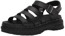 【中古】【未使用・未開封品】Skechers レディース プラットフォーム フィッシャーマンサンダル US サイズ: 5 カラー: ブラック
