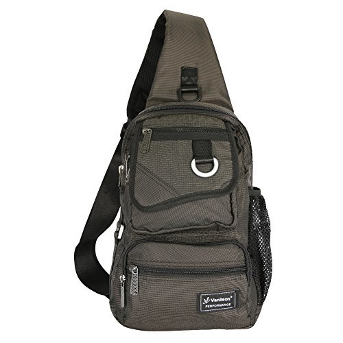 【中古】【未使用 未開封品】Vanlison Large Sling Bag Chest Shoulder Bag Purse Backpack Crossbody Bags for Men Women 並行輸入品