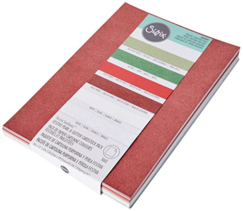 š̤ۡѡ̤ʡSizzix Surfacez Pearl & Glitter Cardstock Pack 8