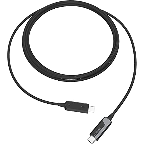 【中古】【未使用・未開封品】Corning Thunderbolt 3 光学ケーブル USB Type-C オス光ケーブル 10m