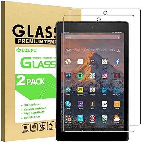 【中古】【未使用・未開封品】GOZOPO [2.5D エッジ] スクリーンプロテクター Fire HD 10 タブレット 10.1インチ (第7/第9世代 2017/2019年発売) / Fire HD 10 キッズエディシ