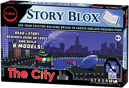 š̤ۡѡ̤ʡE-Blox Stories Blox Builder - The City LED Light-Up Building Blocks Stories Toy Set for Kids Ages 8+ [¹͢]