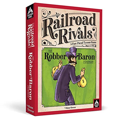 【中古】【未使用・未開封品】Forbidden Games 鉄道ライバル：泥棒男爵拡張 赤い