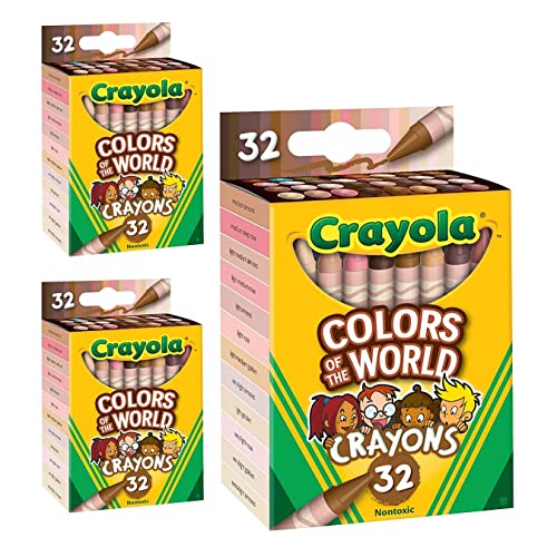 【中古】【未使用・未開封品】Crayola Multicultural Crayons - 32 Count