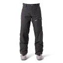 【中古】【未使用・未開封品】Flylow スノーマン 断熱パンツ - メンズ ブラック2、XL