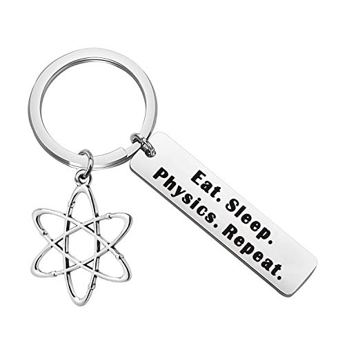 【中古】【未使用・未開封品】POTIY 面白い物理学者キーチェーン 物理学愛好家キーチェーン 食べる 睡..