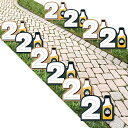 【中古】【未使用・未開封品】Big Dot of Happiness Cheers and Beers to 21歳 - 21歳の形の芝生デコレーション - 屋外21歳の誕生日パーティーヤードデコレーション - 10ピー