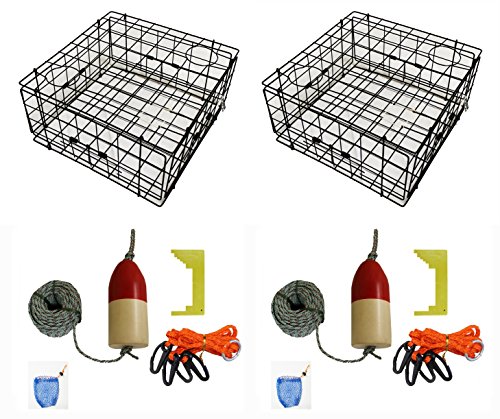 【中古】【未使用・未開封品】KUFA Sports 24インチ ビニールコーティング カニトラップとアクセサリー (S60+CAQ1) x2N