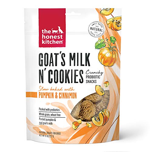 【中古】【未使用・未開封品】The Honest Kitchen Goat's Milk N' Cookies Crunchy Probiotic Snacks Natural Dog Treats, 8 oz. Bag