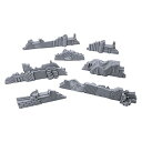 【中古】【未使用 未開封品】Terrain4Print Shanty Obstacles 3Dプリント 卓上 RPG 景色 戦争ゲーム 地形 28mm ミニチュア用