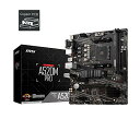 【中古】【未使用・未開封品】MSI A520M PRO ゲーミングマザーボード AMD AM4 DDR4 PCIe 4.0 SATA 6Gb/s Dual M.2 USB 3.2 Gen 1 HDMI/DP Micro-ATX(2)